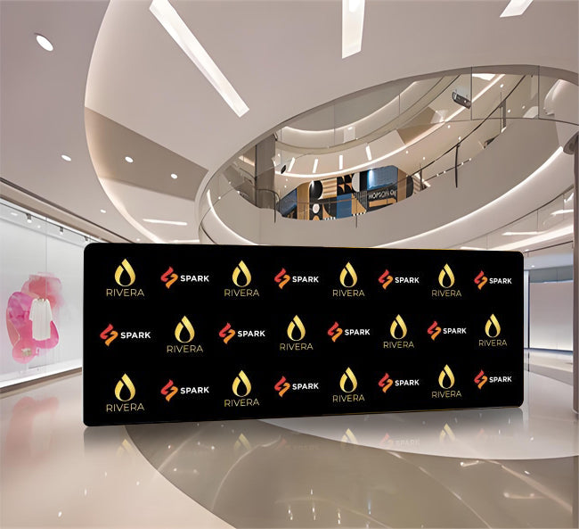 Step and Repeat Wall Box Fabric Display