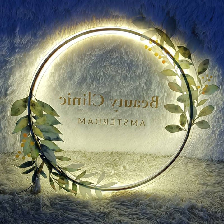 UV Printing Acrylic Backlit Sign - Custom Acrylic Business Sign With Logo Metal Letter