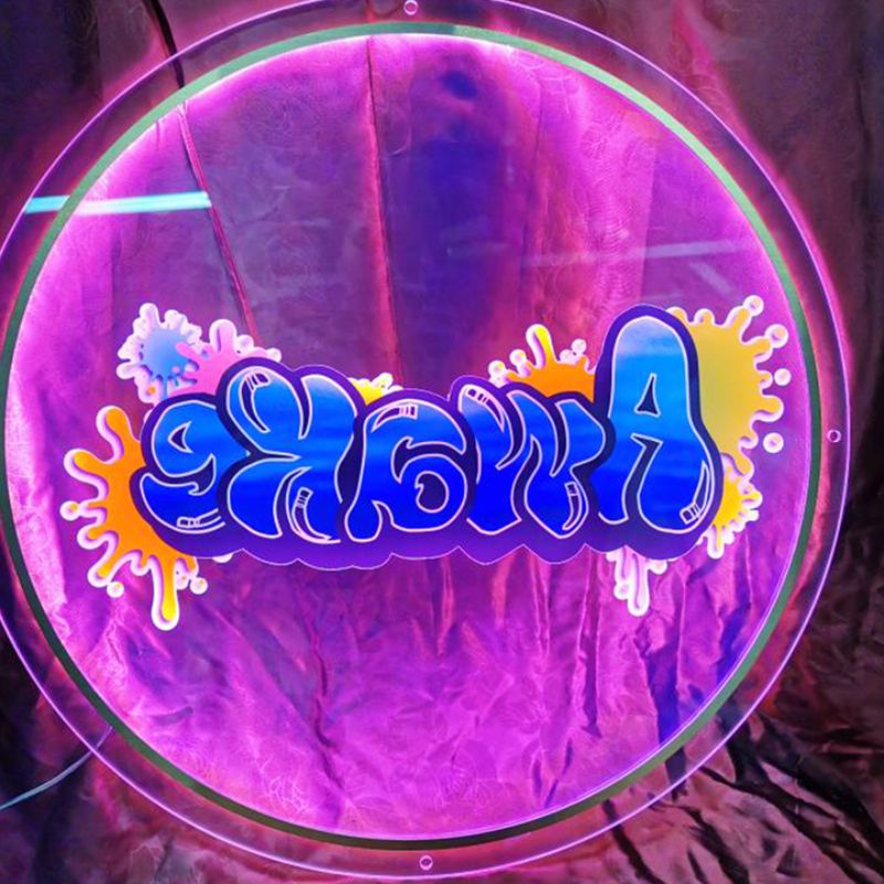 UV Printing Acrylic Backlit Sign - Custom Acrylic Business Sign With Logo Metal Letter