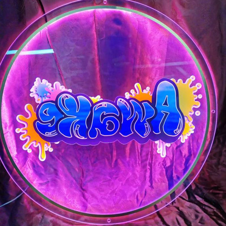 UV Printing Acrylic Backlit Sign - Custom Acrylic Business Sign With Logo Metal Letter