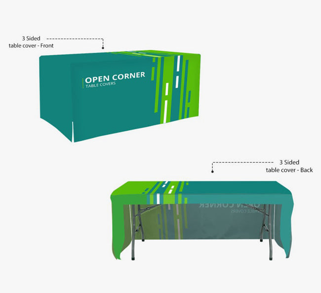 Open Corner Table Covers