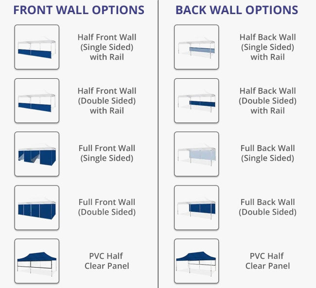 Custom Pop Up Gazebos 6M x 3M