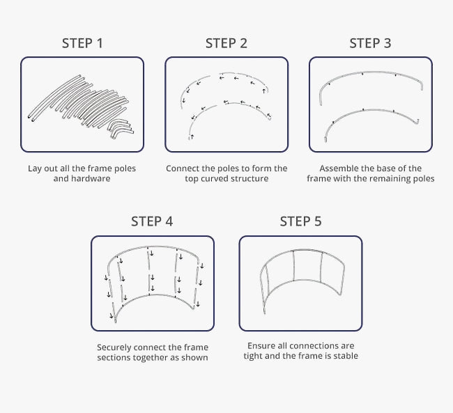 3 m Exhibit Media Wall H2