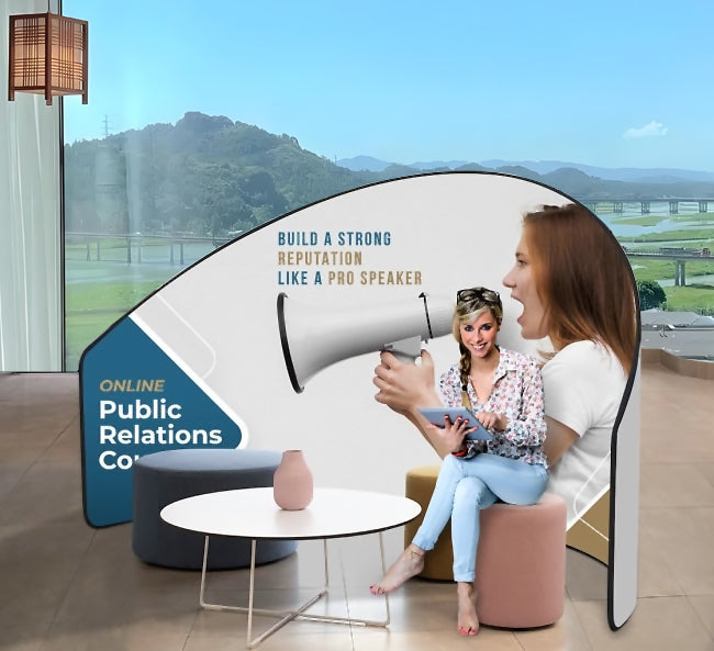 3 m Exhibit Media Wall H1