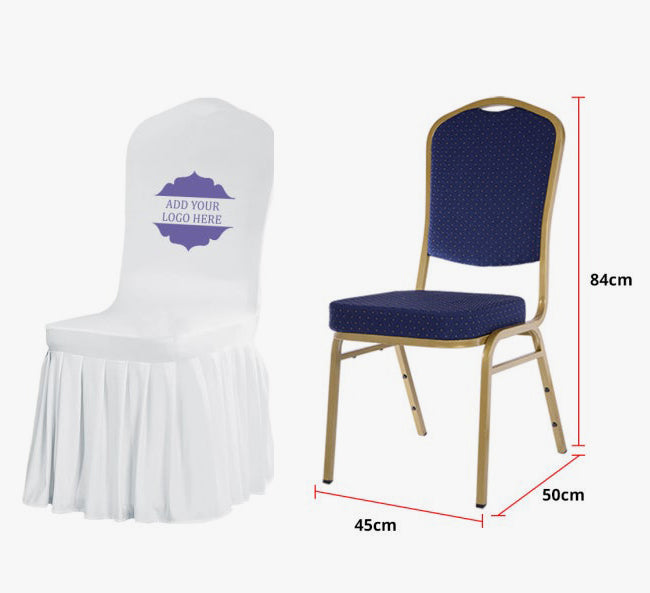Pleated Banquet Chair Covers