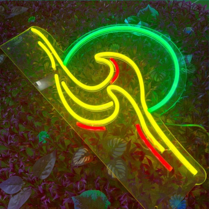 Sun Ocean Neon Sign Decor