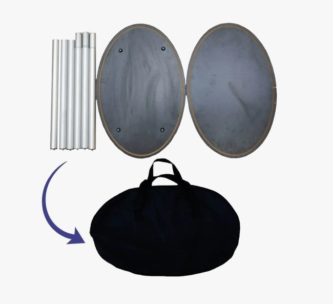 Fabric Pop Up Booth Oval