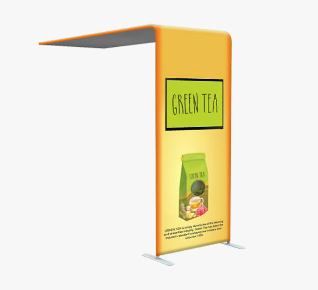 L shaped Tube Arch Fabric Display