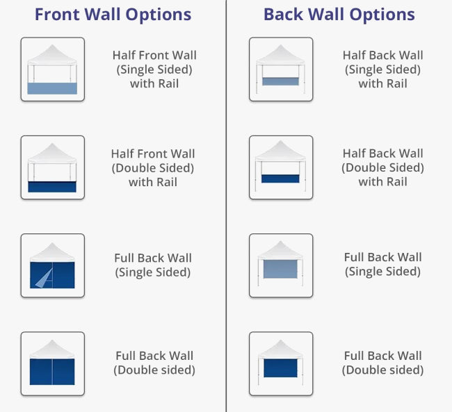 Custom Canopy Tents 4 m x 4 m