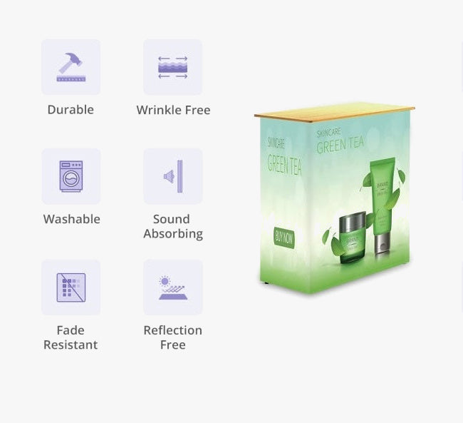 Fabric Pop Up Counter Display