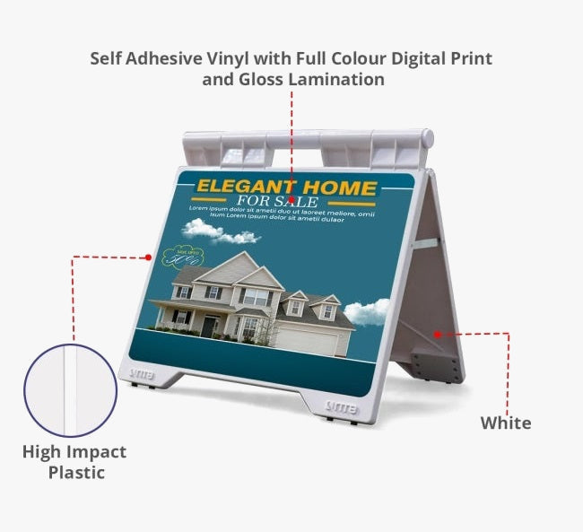 A Frame Sign for Real Estate