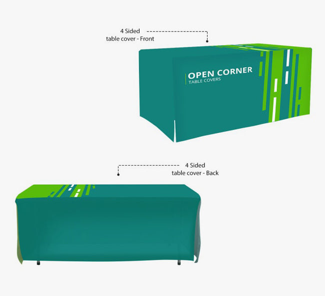 Open Corner Table Covers