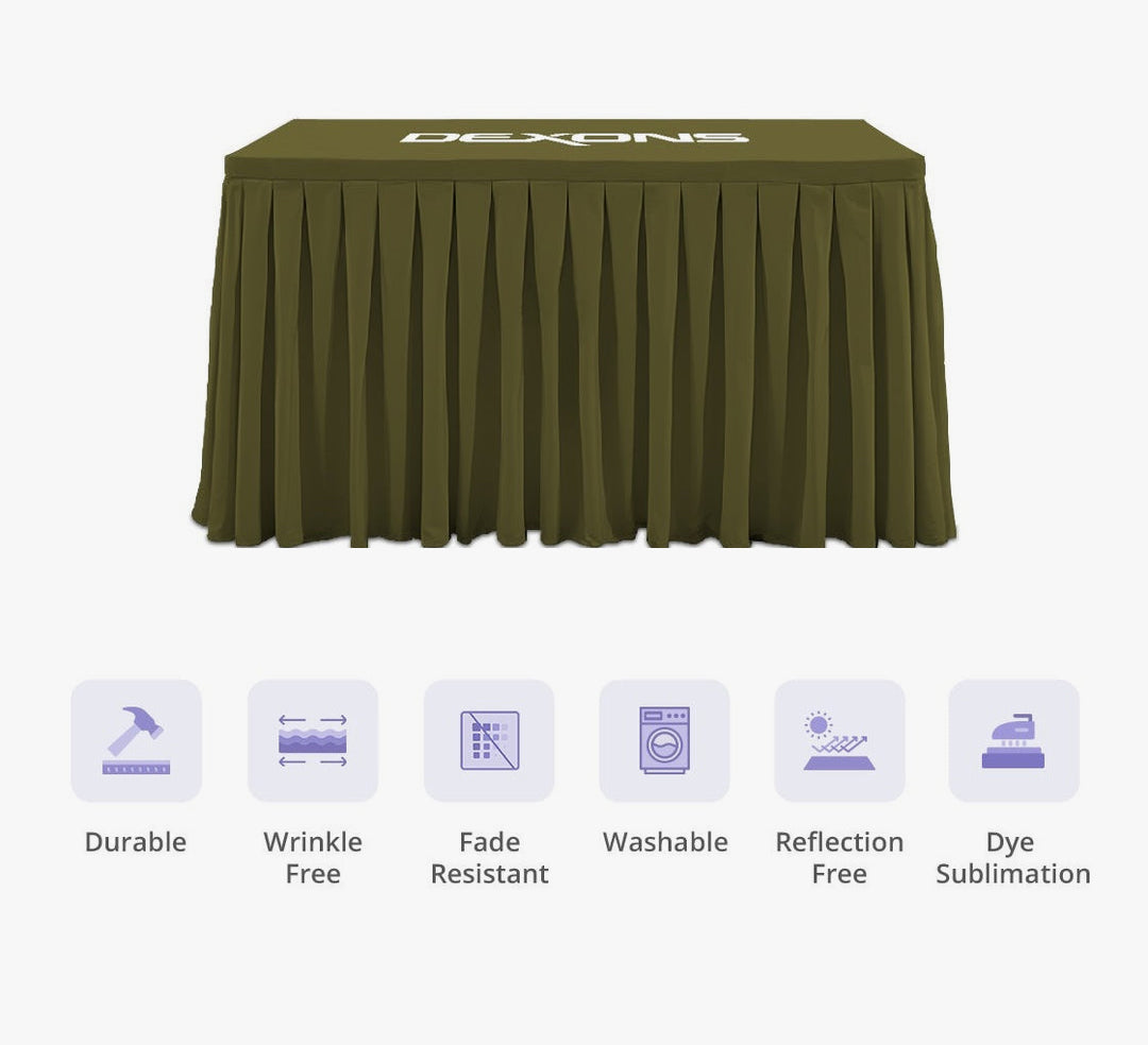 Pleated Table Covers