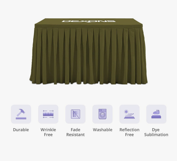 Pleated Table Covers