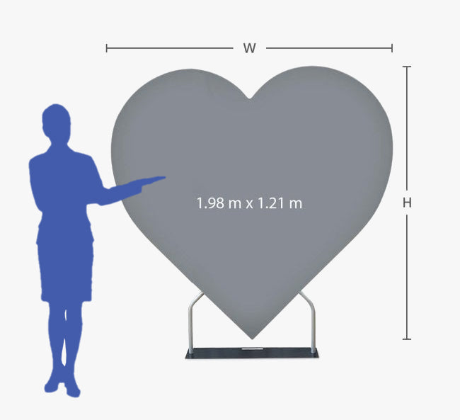 Heart Shaped Media Wall