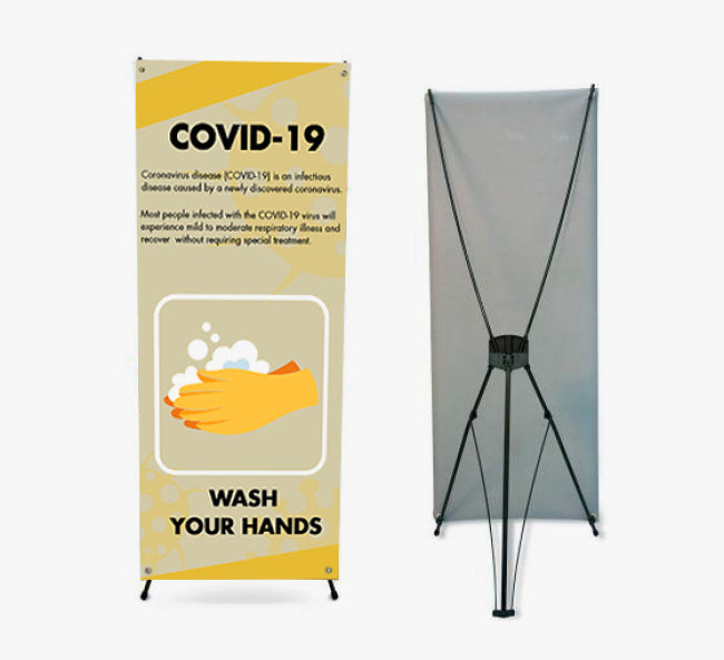 Korean Style X Banner Stands