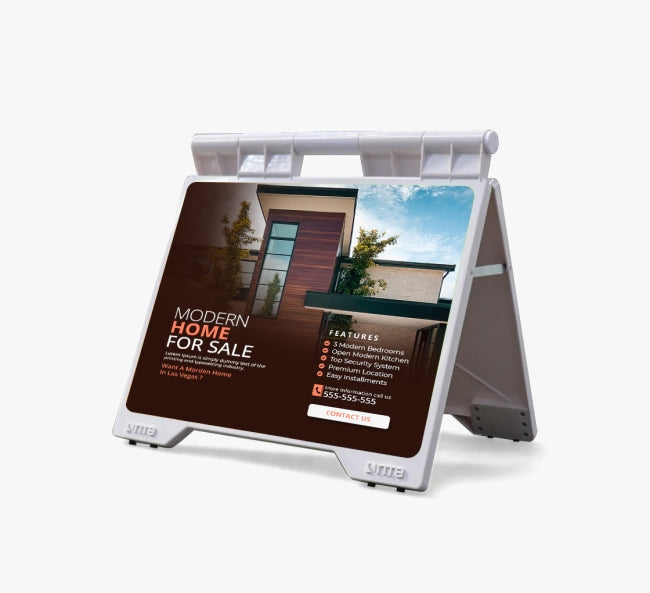 A Frame Sign for Real Estate