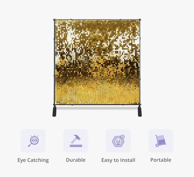 Shimmer Panel Gold-Silver-Rose Gold