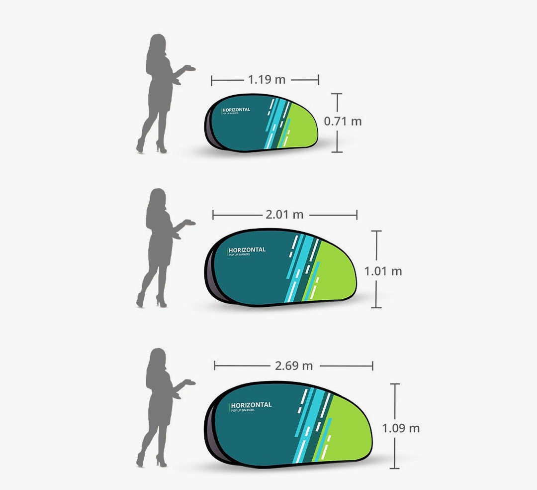 Horizontal Pop Up Banners