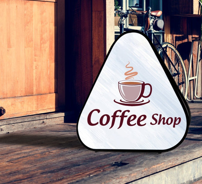 Triangle Pop Up Banners