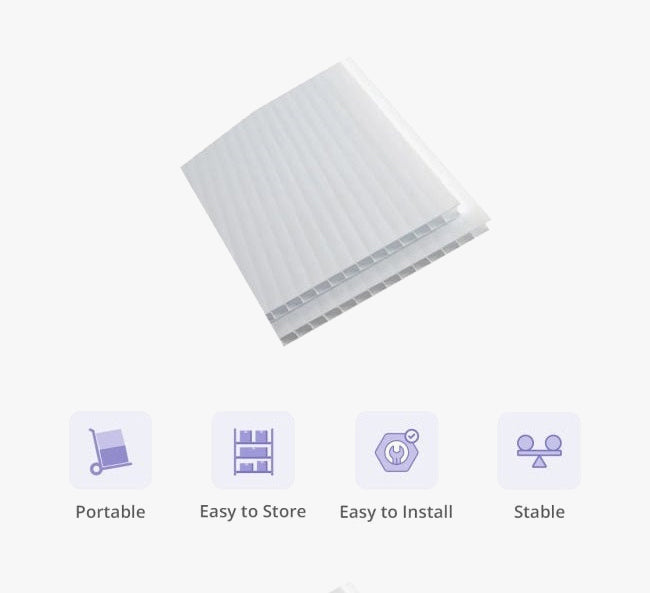 Display Tower with Custom Printed Interlocking Panels