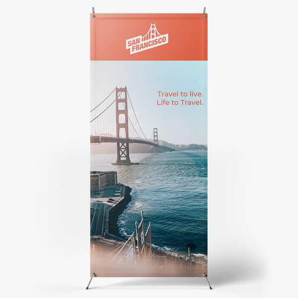 Korean Style X Banner Stands