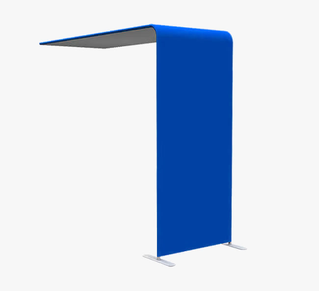 L shaped Tube Arch Fabric Display