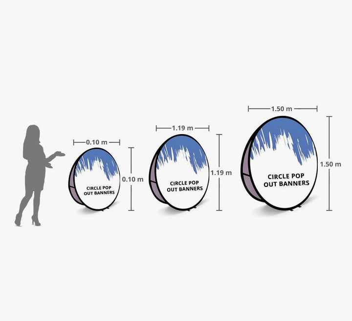 Circle Pop Up Banners