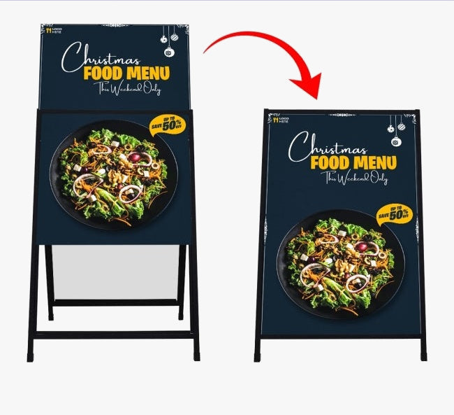 Insertable A Frame Sandwich Board