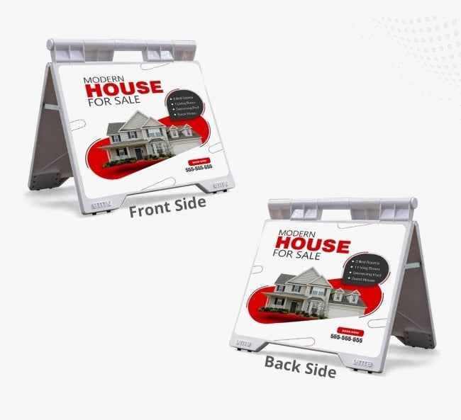 A Frame Sign for Real Estate