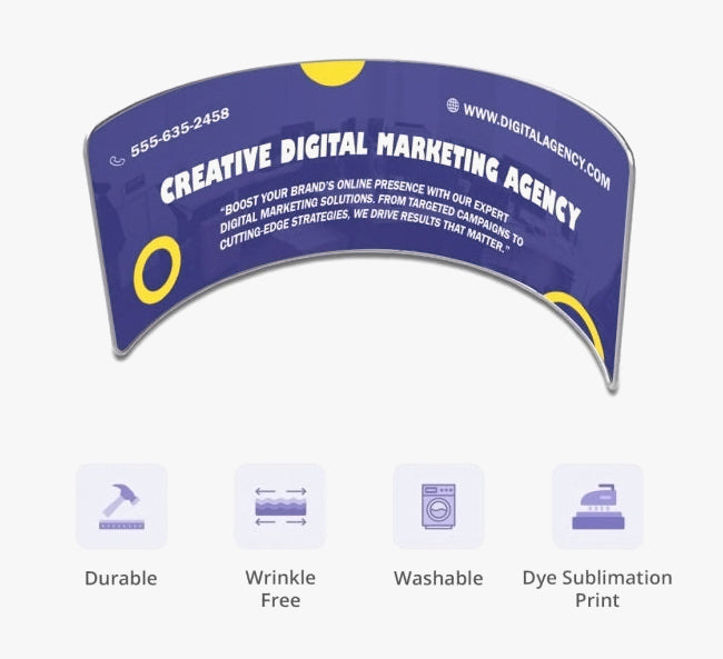 3 m Exhibit Media Wall H2