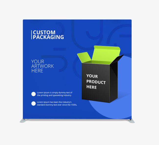 Straight Fabric Media Wall