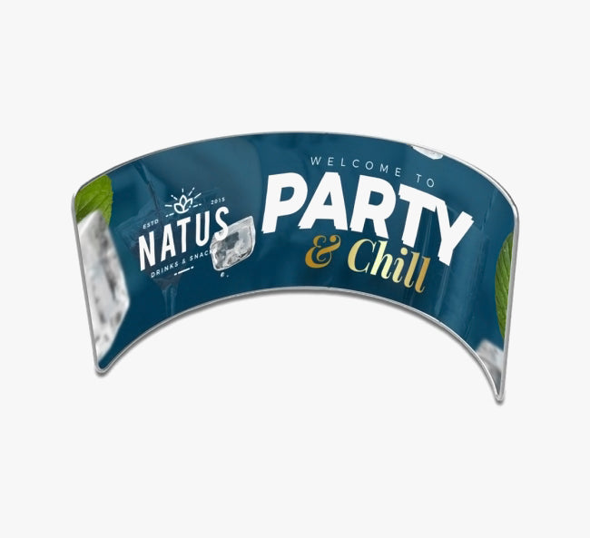 3 m Exhibit Media Wall H2