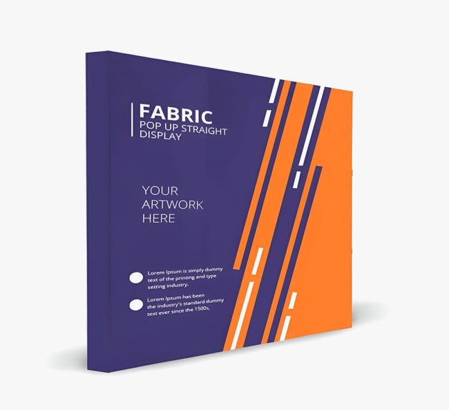 Fabric Pop Up Straight Display