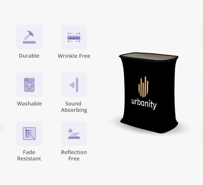 Fabric Pop Up Booth Square