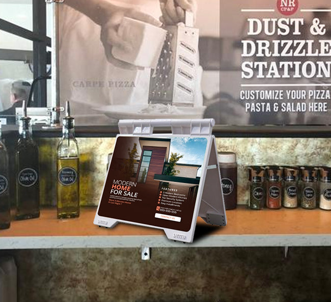 A Frame Sign for Real Estate