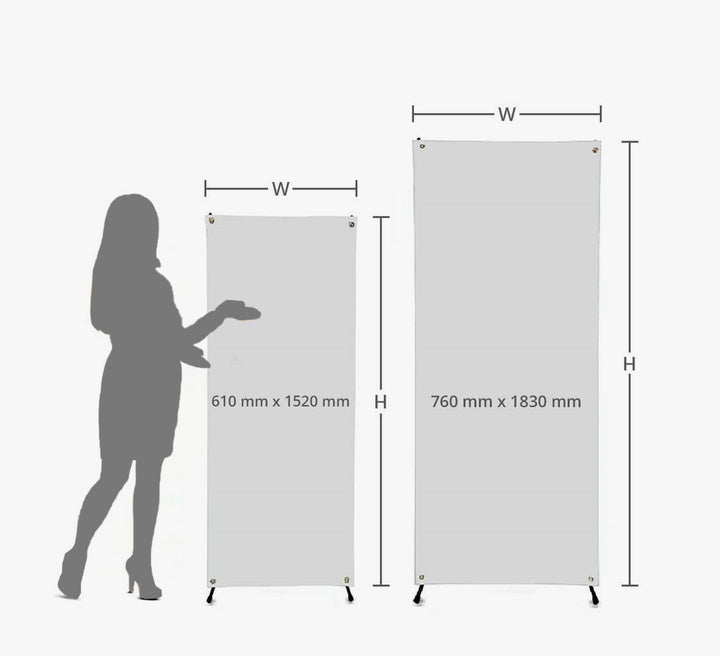 Korean Style X Banner Stands