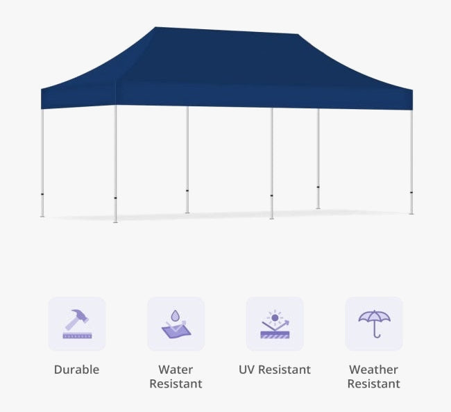Custom Pop Up Gazebos 6M x 3M