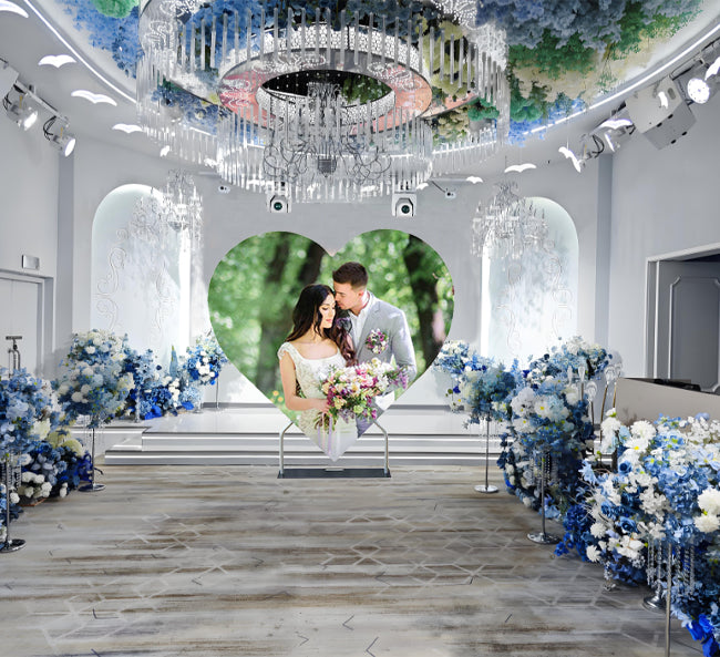 Heart Shaped Media Wall