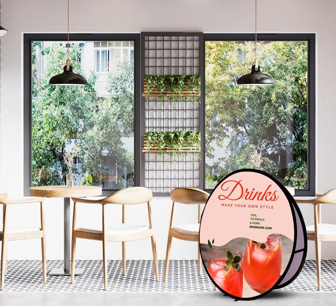 Circle Pop Up Banners