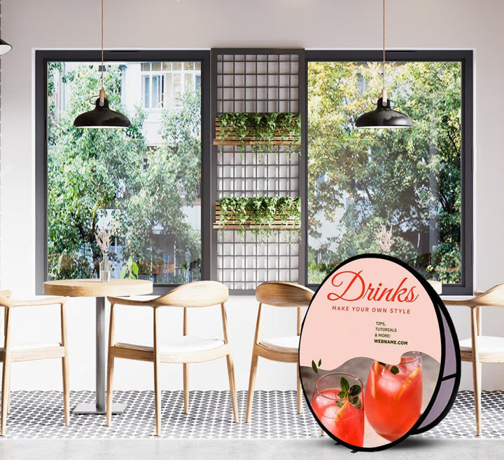 Circle Pop Up Banners