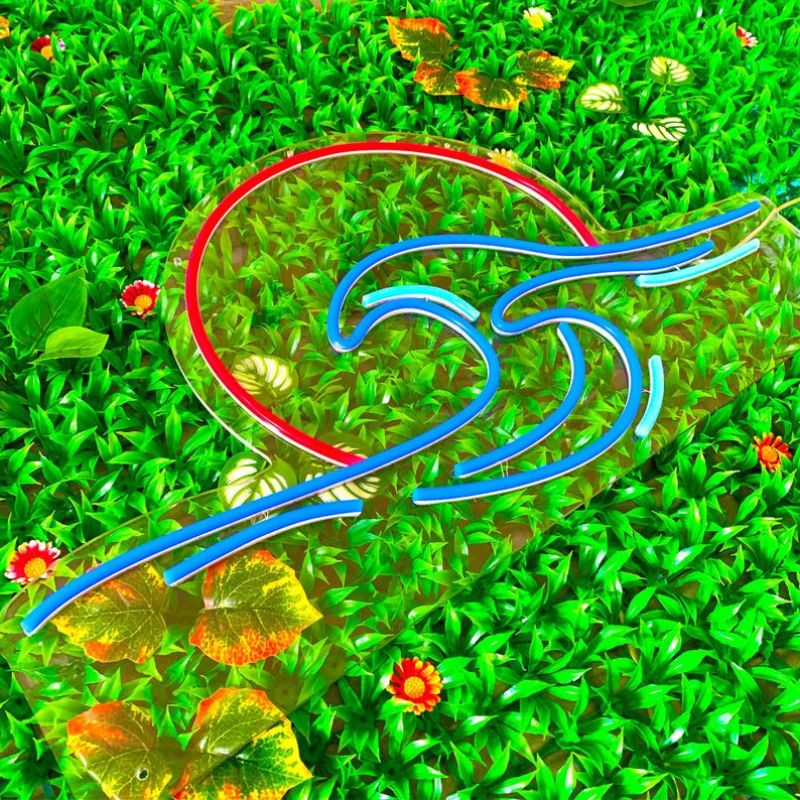 Sun Ocean Neon Sign Decor