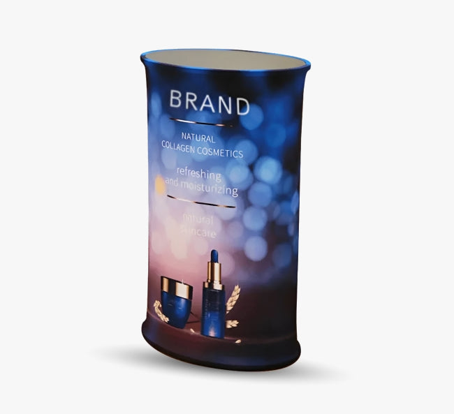 Fabric Pop Up Booth Oval