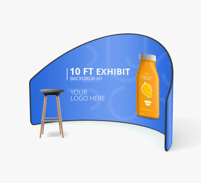 3 m Exhibit Media Wall H1