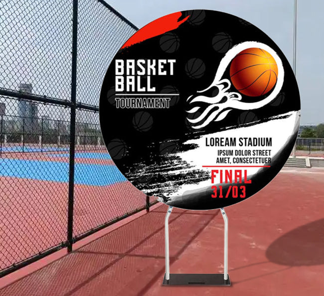 Round Shaped Media Wall