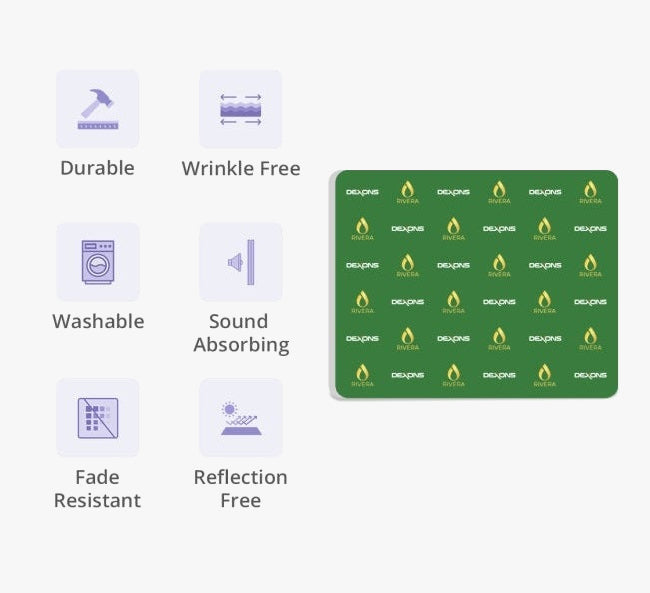 Step and Repeat Wall Box Fabric Display