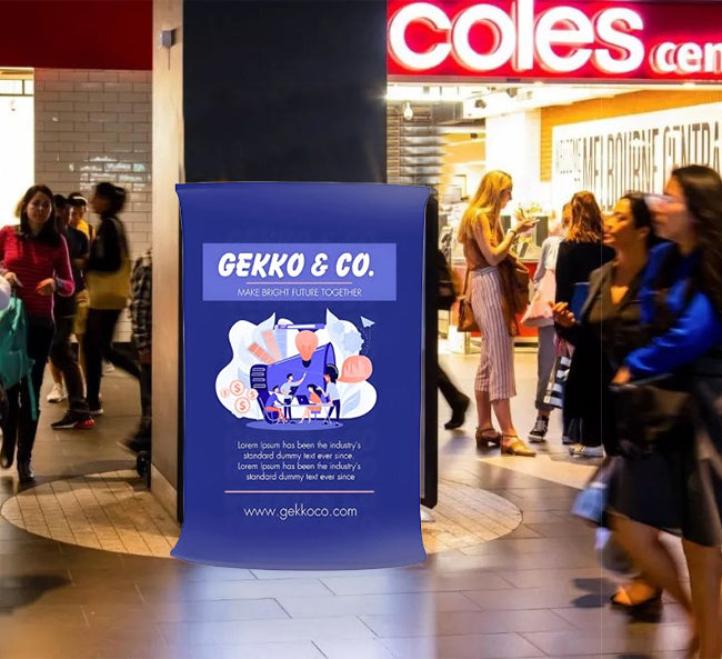 Spring Up Display Counter with Led Lights