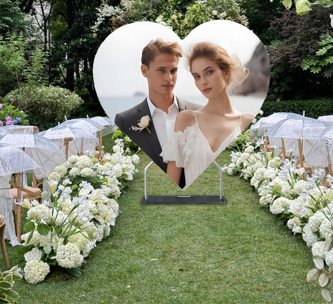 Heart Shaped Media Wall