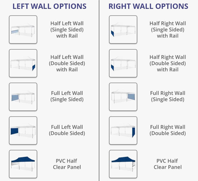 Custom Pop Up Gazebos 6M x 3M