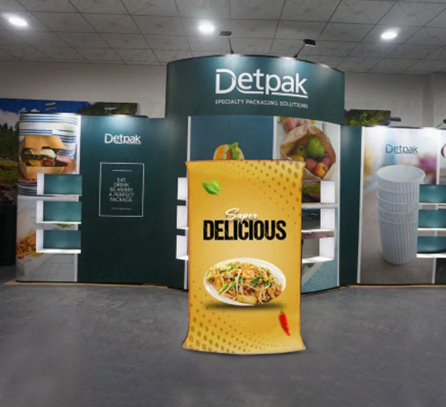 Spring Up Display Counter with Led Lights